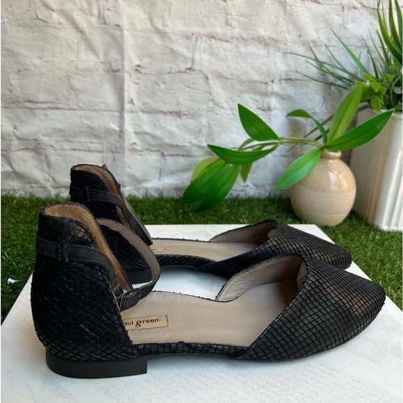 PAUL GREEN Leather snake design Flats size EUR 7 US 9.5 gently used - Picture 10 of 15